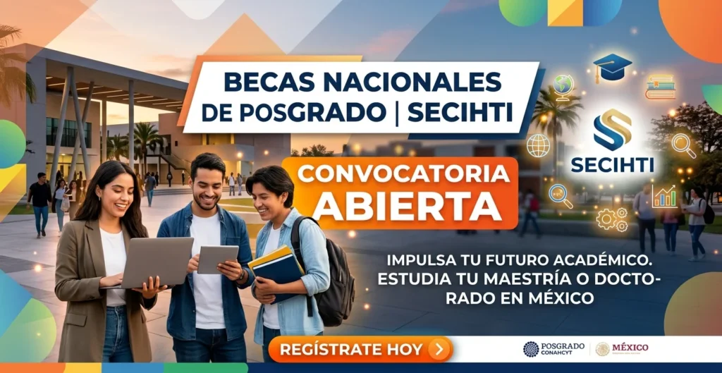 Becas Nacionales de Posgrado | SECIHTI