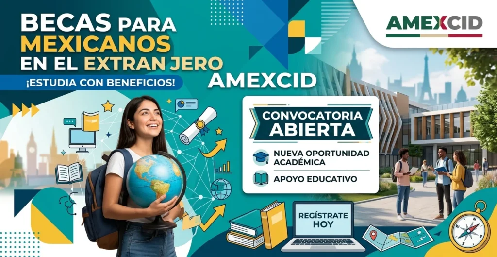 Becas para mexicanos en el extranjero | AMEXCID
