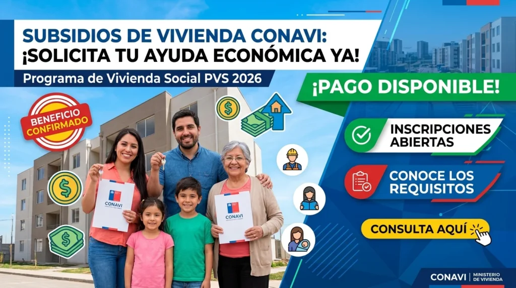 Programa de Vivienda Social PVS 2026 | Subsidios CONAVI